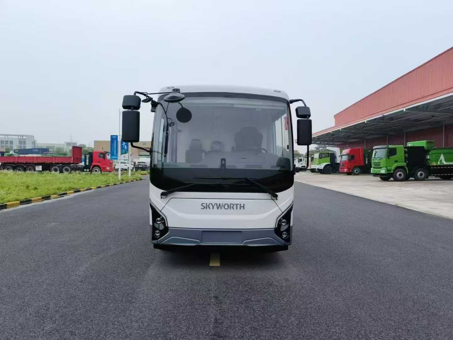 創(chuàng)維18噸純電動壓縮式垃圾運輸車圖片2